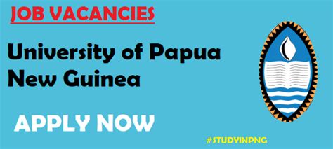 university of papua new guinea job vacancies